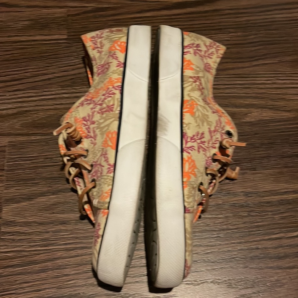 Sperry Topslider With Beautiful Multi-Color Coral… - image 3